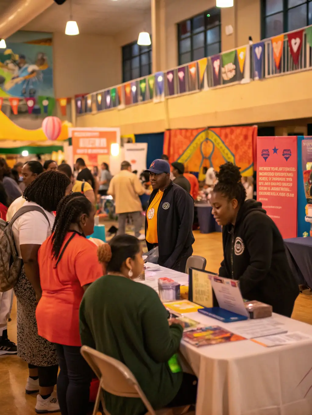 A vibrant group of people participating in a community health event, symbolizing the importance of health insurance and the lead generation services of Alta Vida Unlimited.